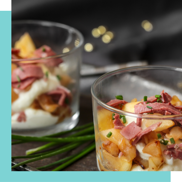 LES AMUSES-BOUCHES SALÉS EN « VERRINES » - meilleur restaurant LE TOUQUET-Paris PLAGE